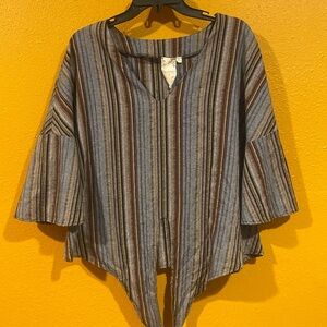 Boho blue.pepper shirt med